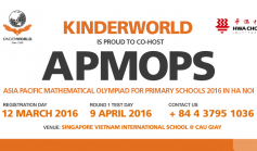 Đăng ký dự thi APMOPS 2016